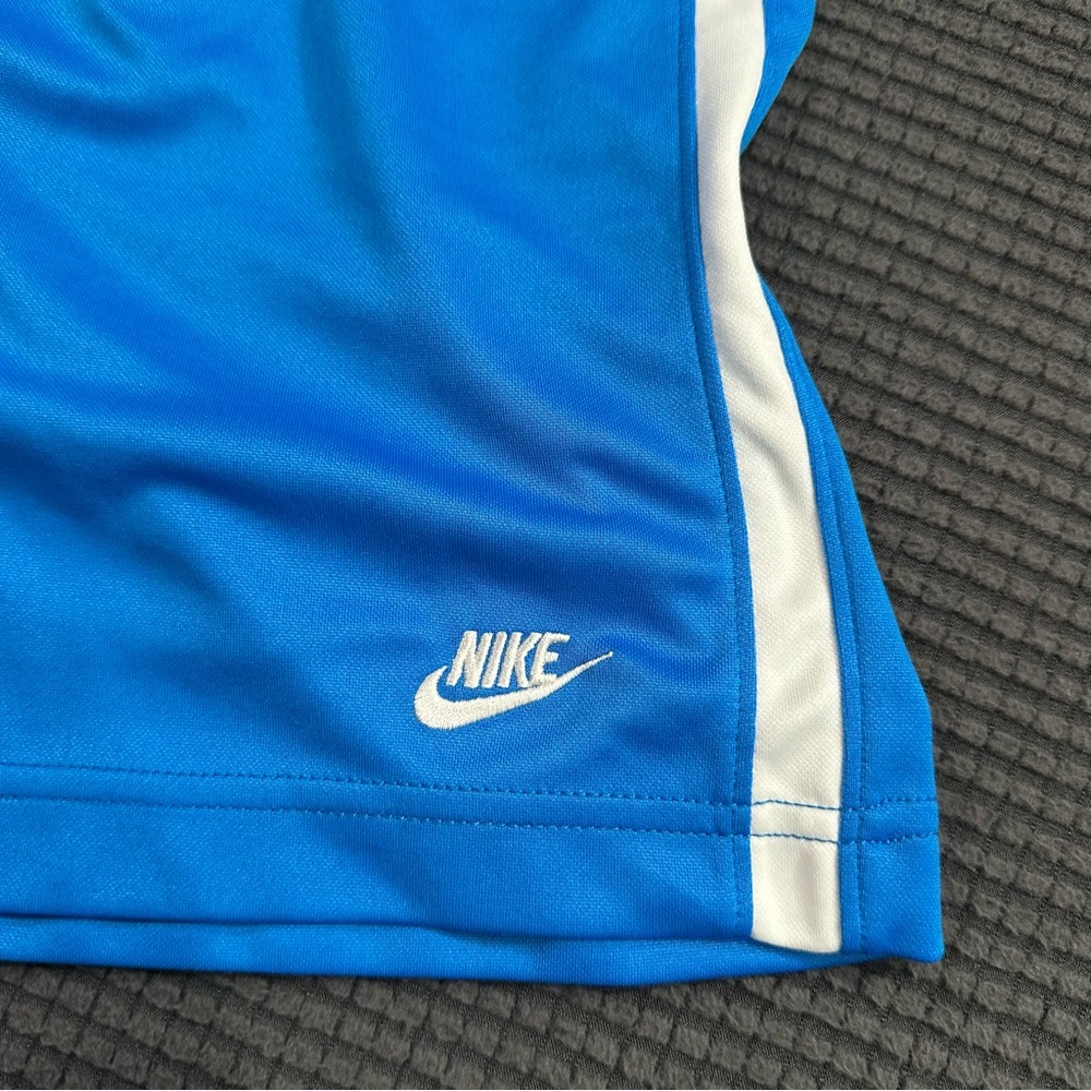 Nike Fit Dry Blue Athletic Shorts Womens Medium Drawstring Running Shorts - Picture 2 of 5